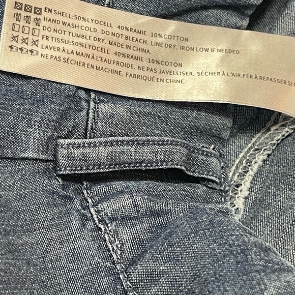 En Saison Wide-Leg Denim Pants | Size Women’s Small | NWT - Picture 11 of 14